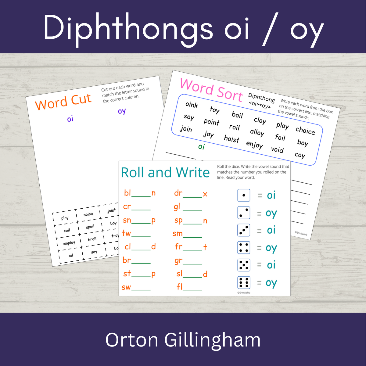 Diphthongs OI and OY - Games and Activities