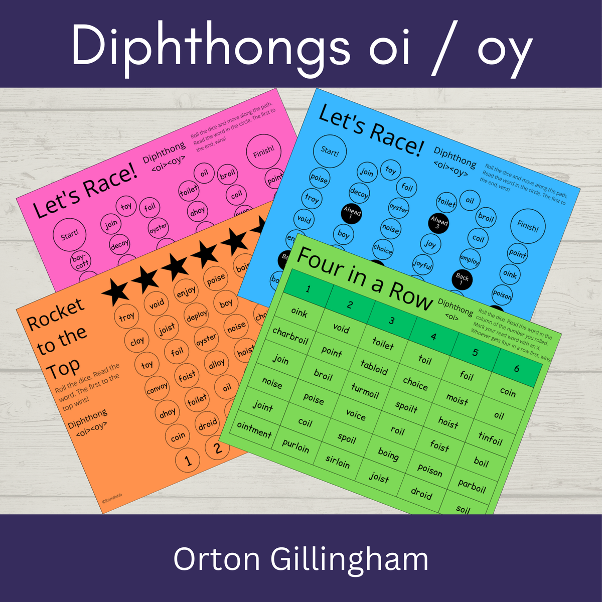Diphthongs OI and OY - Games and Activities
