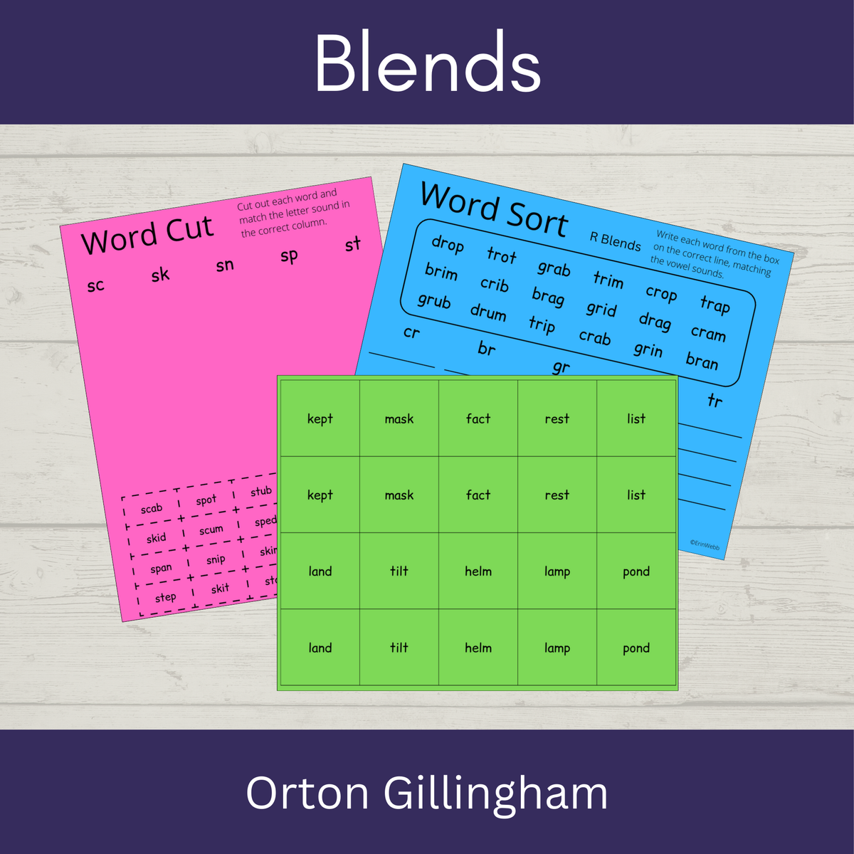 Blends - Games and Activities